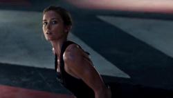 Emily Blunt in Edge of Tomorrow. Emily Blunt in Edge of Tomorrow.