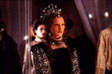Cate Blanchett as Queen Elizabeth in Elizabeth. Cate Blanchett as Queen Elizabeth in Elizabeth.