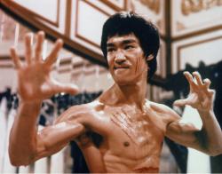 Bruce Lee in Enter the Dragon.