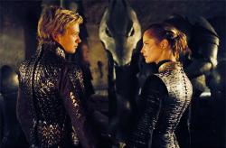 Edward Speleers and Sienna Guillory in Eragon.