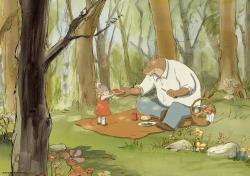 Pauline Brunner voices Celestine and Lambert Wilson voices Ernest in Ernest & Celestine.