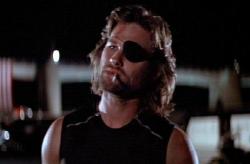 Kurt Russell as Snake Plissken in Escape from New York.