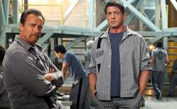 Arnold Schwarzenegger and Sylvester Stallone team up 20 years too late in Escape Plan.