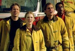 David Duchovny, Julianne Moore, Seann William Scott and Orlando Jones In Evolution.