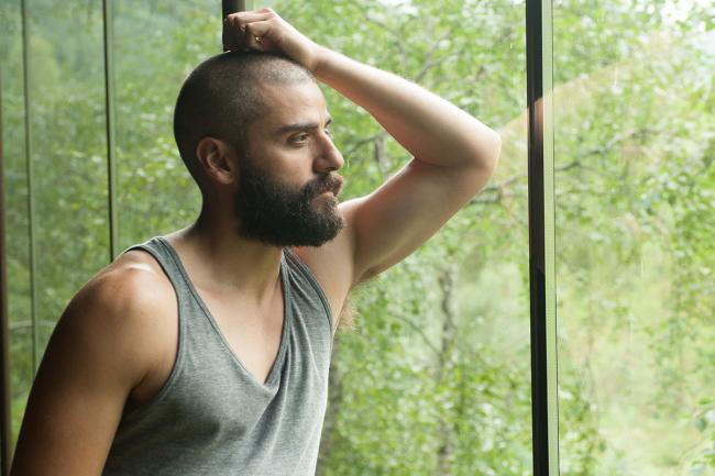 Oscar Isaac in Ex Machina. Oscar Isaac in Ex Machina.