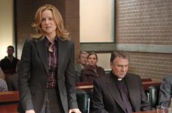 Laura Linney and Tom Wilkinson in The Exorcism of Emily Rose. Laura Linney and Tom Wilkinson in The Exorcism of Emily Rose.