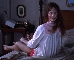 Linda Blair in The Exorcist.