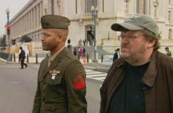 Michael Moore in Fahrenheit 9/11. Michael Moore in Fahrenheit 9/11.
