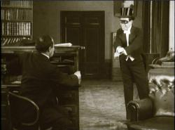 Edmund Breon and Rene Navarre in Fantomas - In the Shadow of the Guillotine.