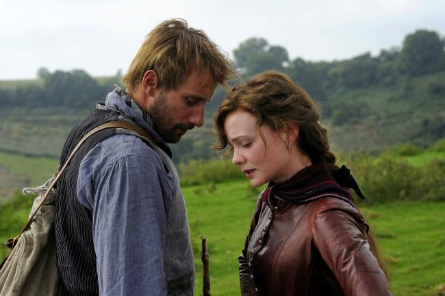 Matthias Schoenaerts and Carey Mulligan in Far from the Madding Crowd. Matthias Schoenaerts and Carey Mulligan in Far from the Madding Crowd.