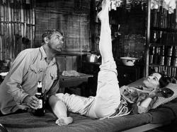 Cary Grant and Leslie Caron in Father Goose. Cary Grant and Leslie Caron in Father Goose.
