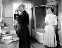 Spencer Tracy and Joan Bennett in Father of the Bride. Spencer Tracy and Joan Bennett in Father of the Bride.