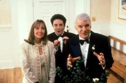 Diane Keaton, Martin Short, and Steve Martin in Father of the Bride. Diane Keaton, Martin Short, and Steve Martin in Father of the Bride.