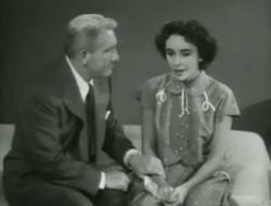 Spencer Tracy and Elizabeth Taylor in Father's Little Dividend. Spencer Tracy and Elizabeth Taylor in Father's Little Dividend.
