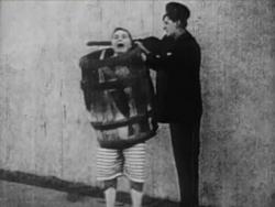 Fatty Arbuckle and Slim Summerville in Fatty's Magic Pants.