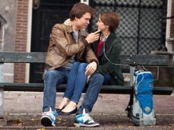 Ansel Elgort and Shailene Woodley in The Fault in Our Stars.