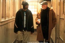 Robert Brown and Sean Connery in Finding Forrester. Robert Brown and Sean Connery in Finding Forrester.