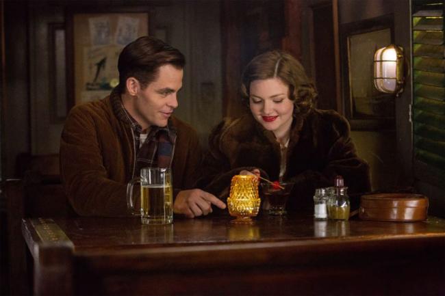 Chris Pine and Holliday Grainger in The Finest Hour Chris Pine and Holliday Grainger in The Finest Hour