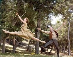 Barbara Hancock and Fred Astaire in Finian's Rainbow.