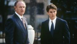 Gene Hackman and Tom Cruise in The Firm Gene Hackman and Tom Cruise in The Firm