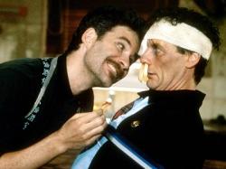 Kevin Kline and Michael Palin in A Fish Called Wanda. Kevin Kline and Michael Palin in A Fish Called Wanda.