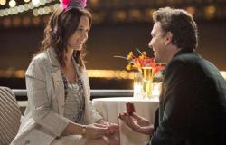 Emily Blunt and Jason Segal in The Five-Year Engagement.