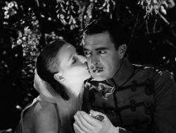 Great Garbo and John Gilbert in Flesh and the Devil.