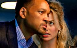Will Smith and Margot Robbie are too serious in Focus. Will Smith and Margot Robbie are too serious in Focus.