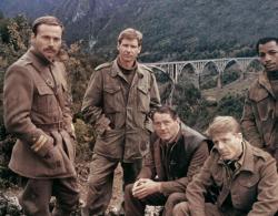 Franco Nero, Harrison Ford, Robert Shaw, Edward Fox and Carl Weathers in Force 10 from Navarone.