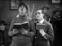 The Hood and Harold feel the spirit of the Lord in For Heaven's Sake The Hood and Harold feel the spirit of the Lord in For Heaven's Sake