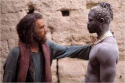 Heath Ledger and Djimon Hounsou in The Four Feathers. Heath Ledger and Djimon Hounsou in The Four Feathers.