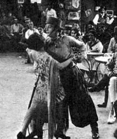 Valentino became a star dancing the tango with Beatrice Dominguez.