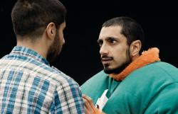 Kayvan Novak and Riz Ahmed in Four Lions