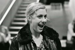 Greta Gerwig in Frances Ha. Greta Gerwig in Frances Ha.