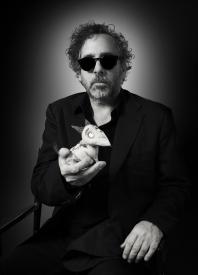 Tim Burton and his little Frankenweenie.