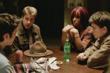 Chris Marquette, Lochlyn Munro, Kelly Rowland and Jason Ritter discuss product placement. Chris Marquette, Lochlyn Munro, Kelly Rowland and Jason Ritter discuss product placement.