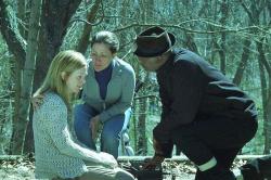 Julianne Moore, Edie Falco and Samuel L. Jackson in Freedomland.