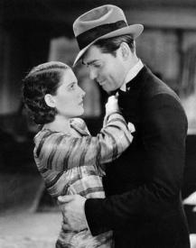 Norma Shearer gets willingly manhandled by Clark Gable in A Free Soul.