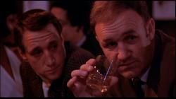 Roy Scheider and Gene Hackman in The French Connection. Roy Scheider and Gene Hackman in The French Connection.