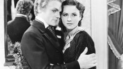 James Cagney and Margaret Lindsay in Frisco Kid. James Cagney and Margaret Lindsay in Frisco Kid.