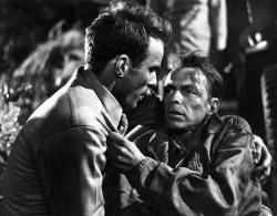 Montgomery Clift and Frank Sinatra in From Here to Eternity.