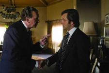 Nixon and Frost engage in a verbal boxing match. Nixon and Frost engage in a verbal boxing match.