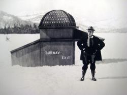 Buster Keaton in Frozen North. Buster Keaton in Frozen North.