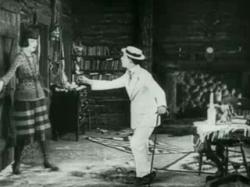 Bonnie Hill and Buster Keaton in The Frozen North. Bonnie Hill and Buster Keaton in The Frozen North.