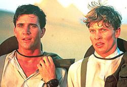 Mel Gibson and Mark Lee in Gallipoli. Mel Gibson and Mark Lee in Gallipoli.