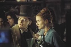 Leonardo DiCaprio and Cameron Diaz in Gangs of New York.