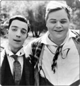 Buster Keaton and Fatty Arbuckle