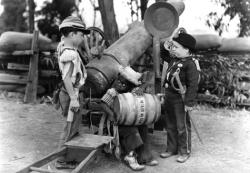 Alfalfa, Buckwheat and Spanky in General Spanky.