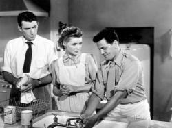 Gregory Peck, Dorothy McGuire and John Garfield in Gentleman's Agreement Gregory Peck, Dorothy McGuire and John Garfield in Gentleman's Agreement