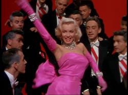 Marilyn Monroe in Gentlemen Prefer Blondes. Marilyn Monroe in Gentlemen Prefer Blondes.